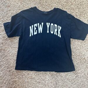 Like new! Brandy Melville New York cropped tee one size